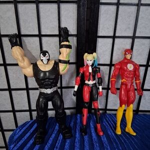 Action Figure Set - Black, Red, Yellow